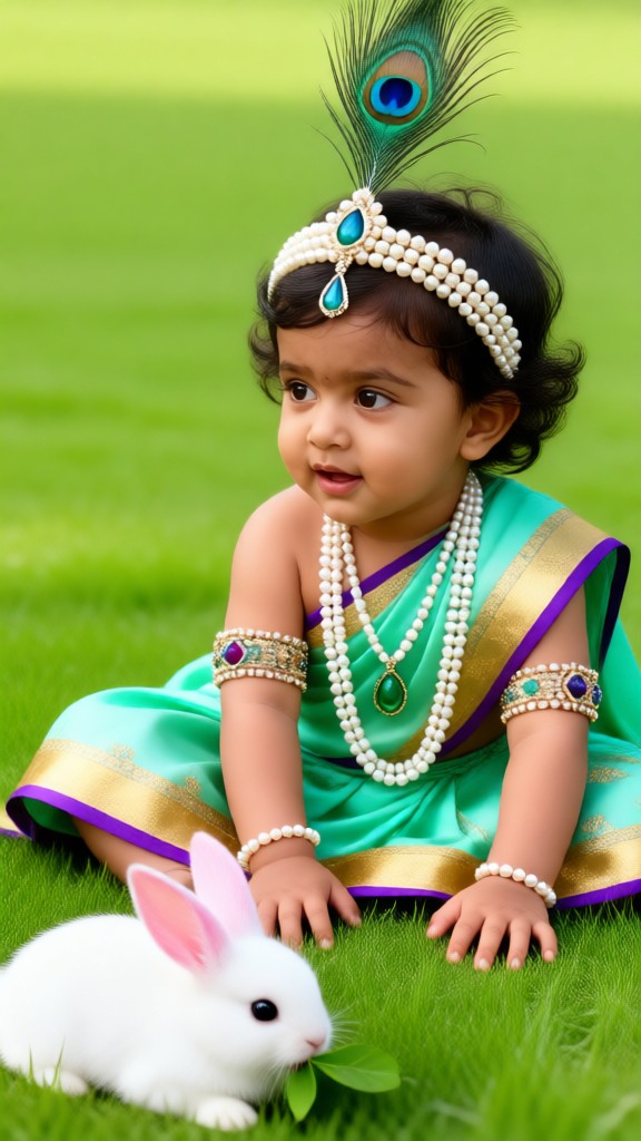 Baby Krishna image