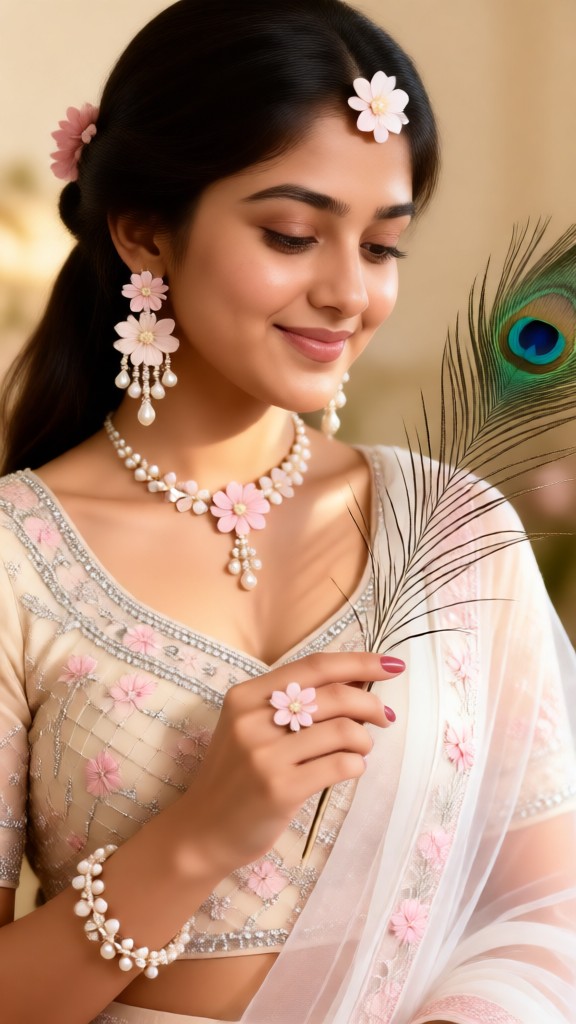 Janmashtami Pretty Girl image