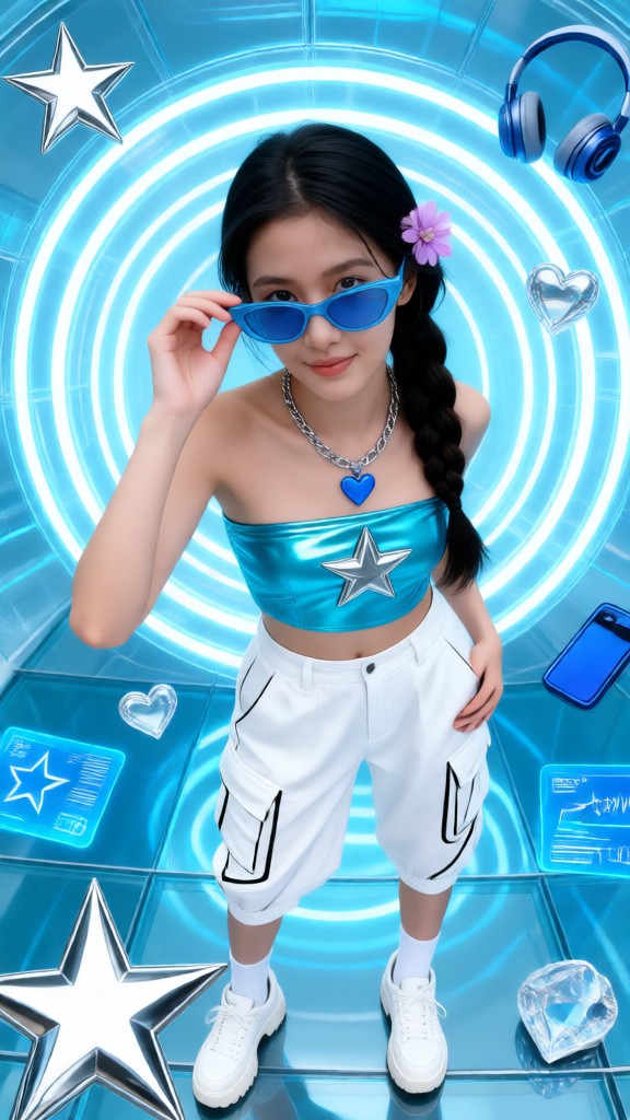 Y2K Aerial Photoshoot image