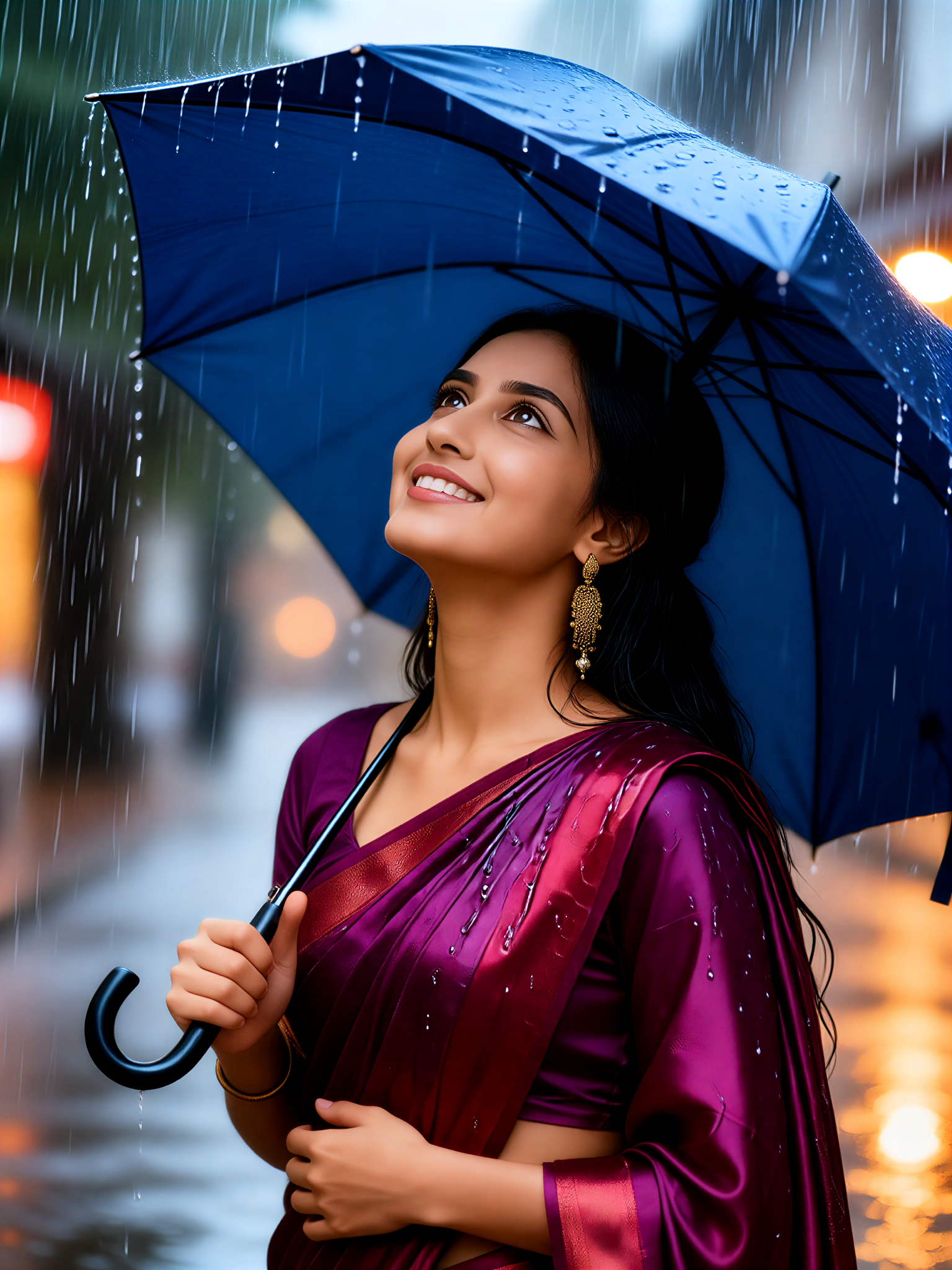Saree Tanz im Regen 10 image