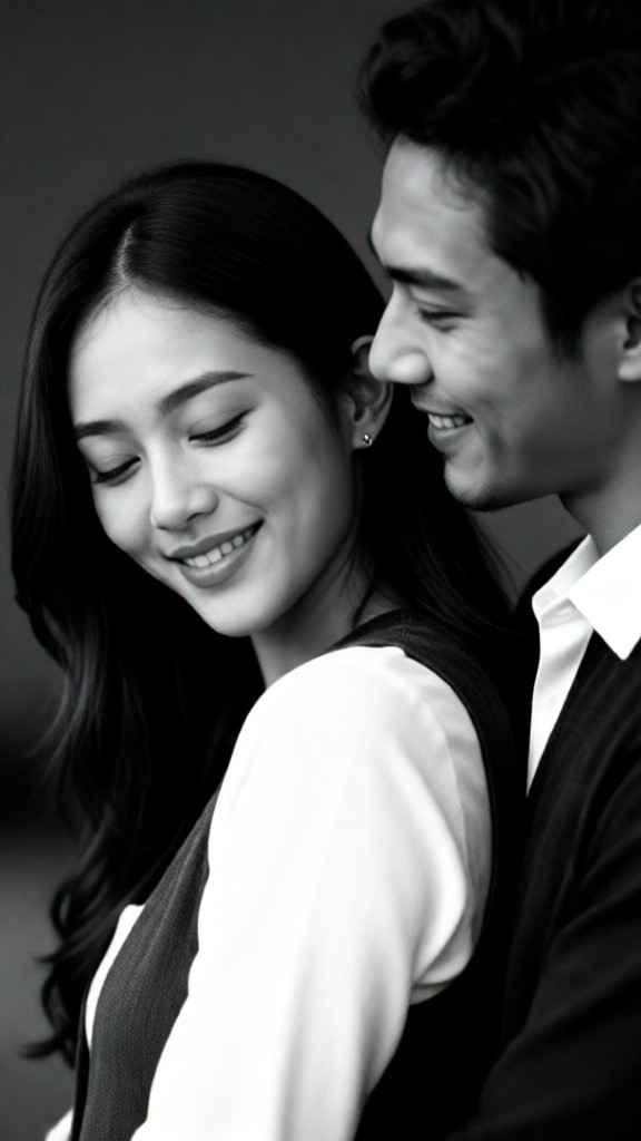 A Couple Gazing at Each Other image