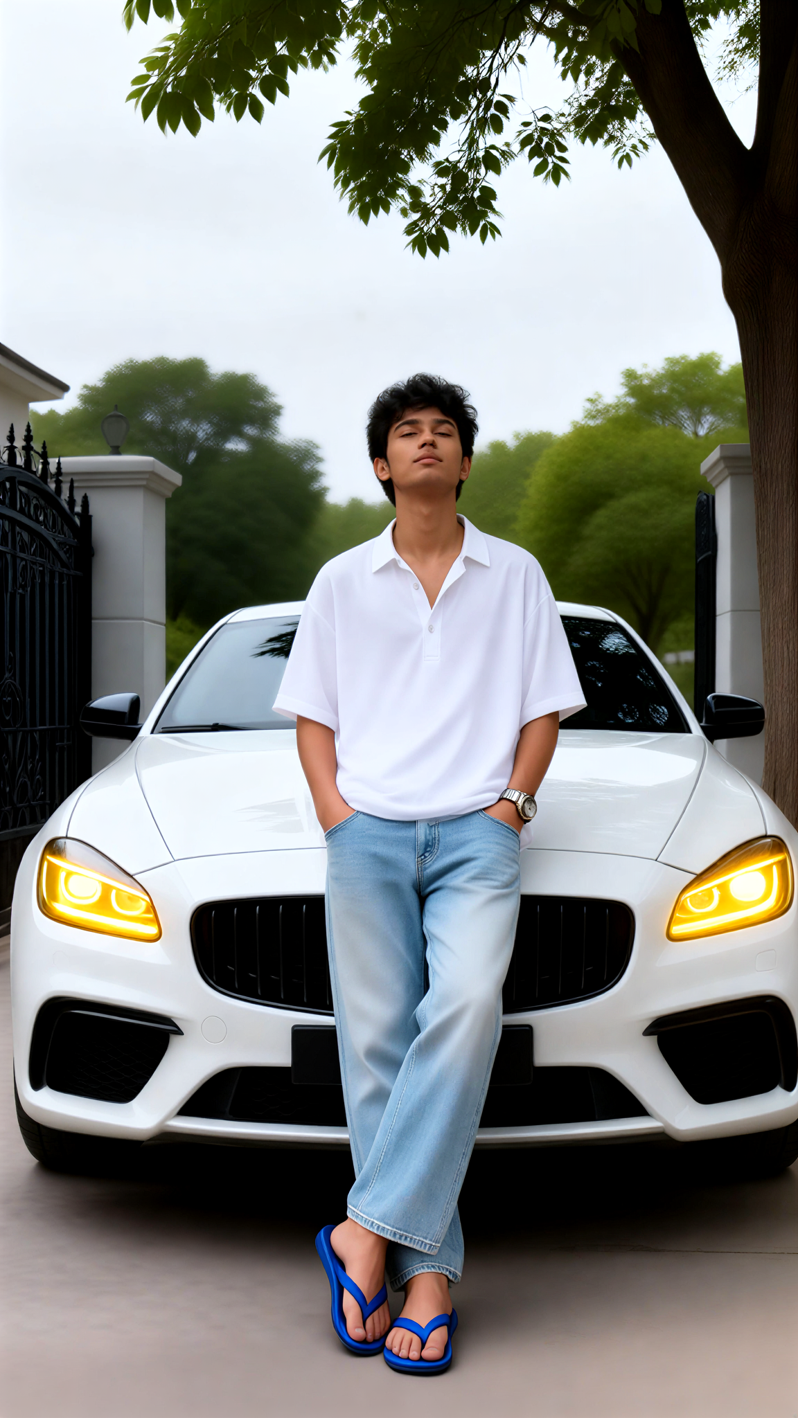 BMW Luxuswagen Männer Fotoshooting image