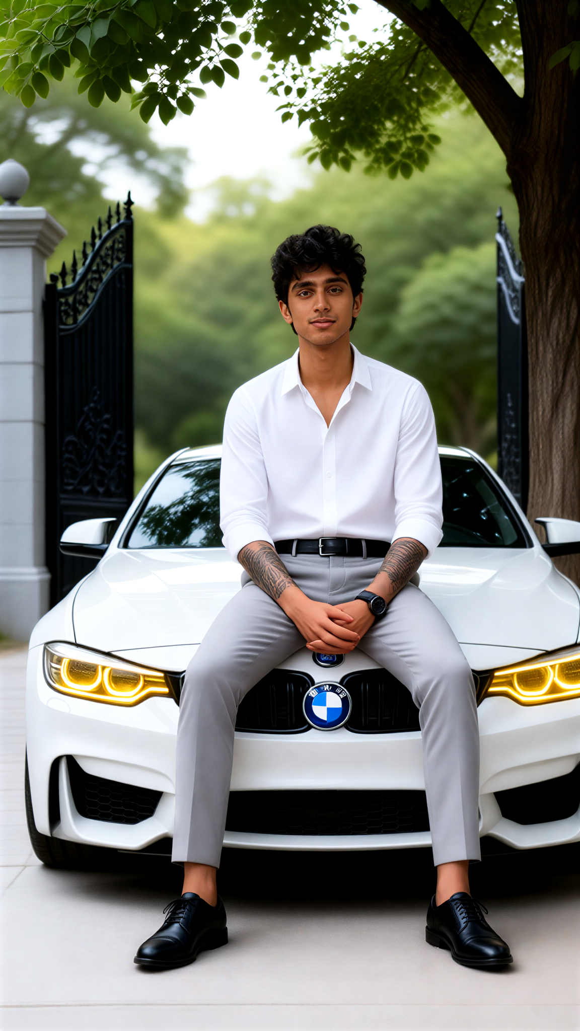 BMW Luxuswagen Männer Fotoshooting image
