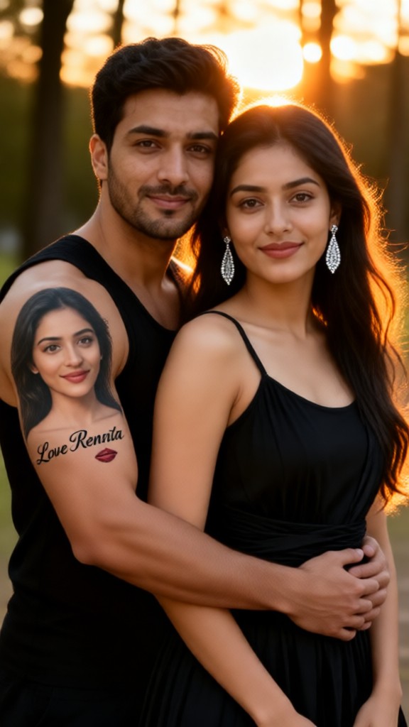 Sweet Couple Tattoos image