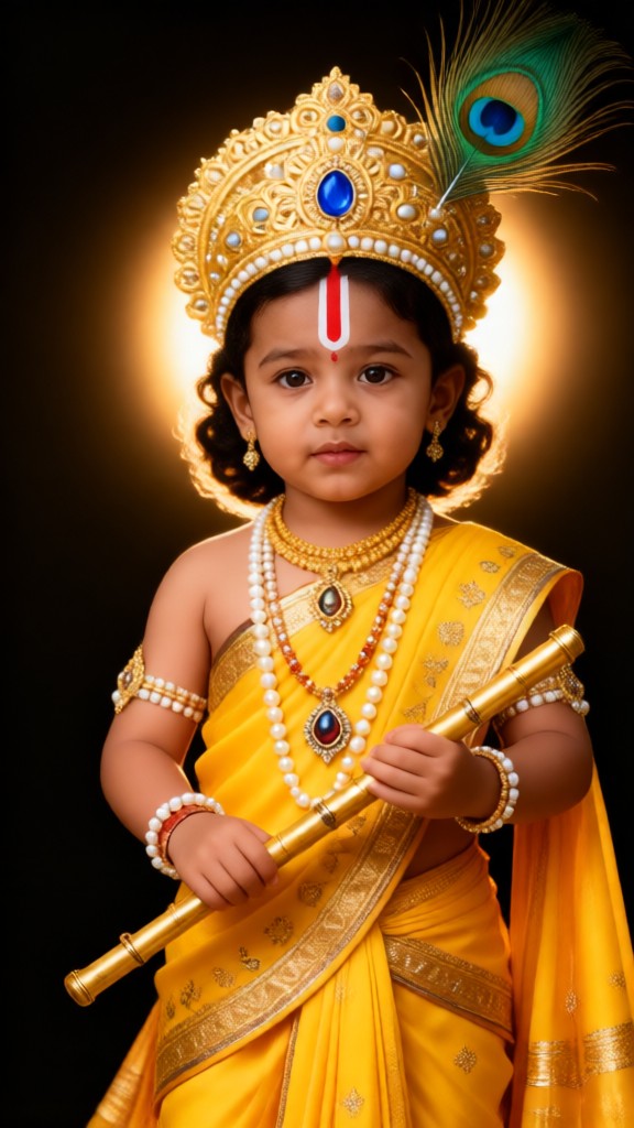 Little Baby Krishna image