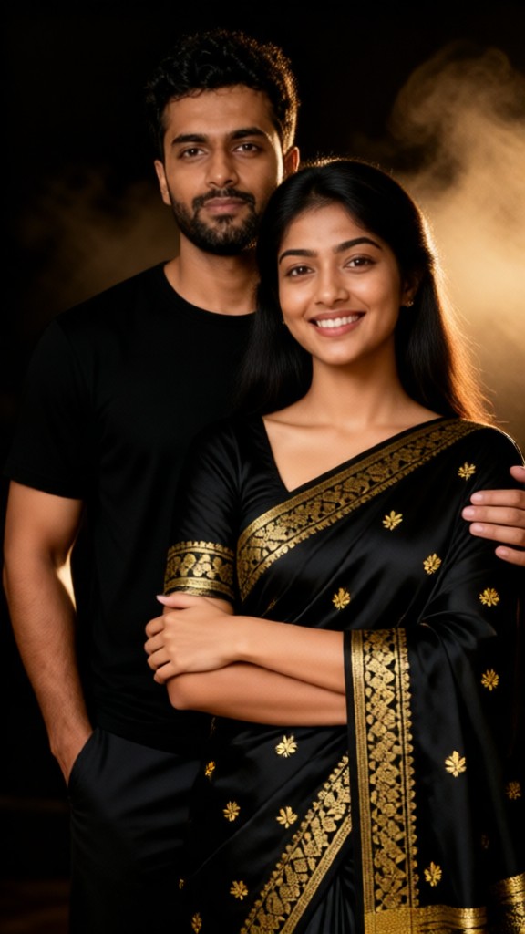Romantic, Misty Couple Photo shoot image
