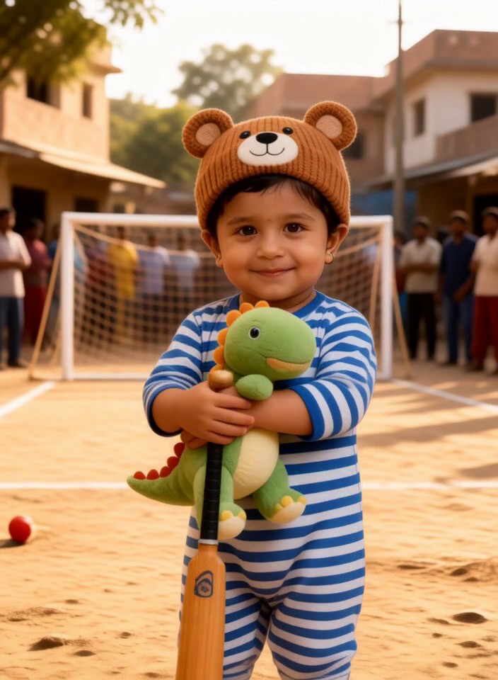 Baby dressed as an adult-2 image
