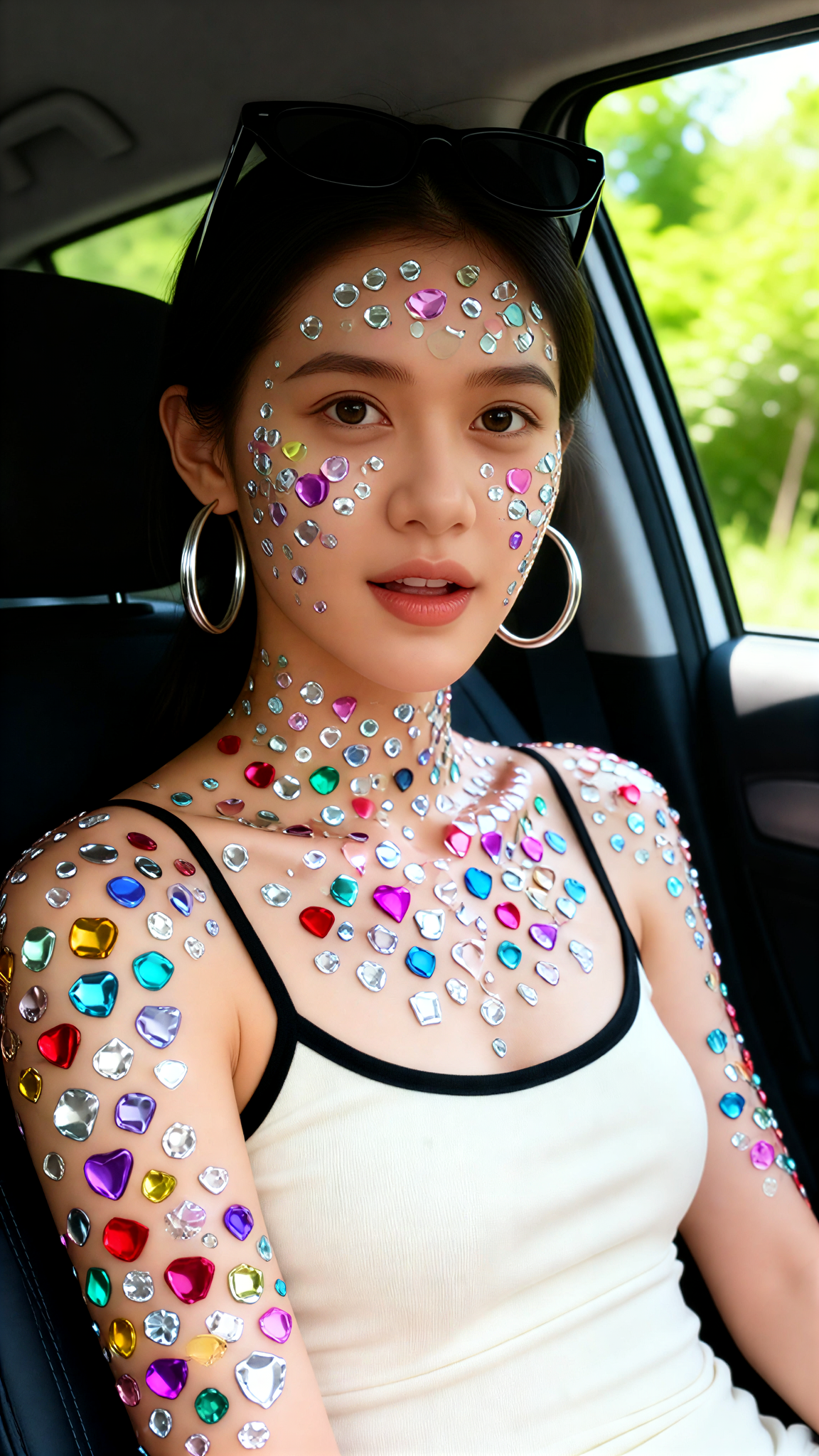 Versatile Gem-Inspired Contouring Makeup for Various Occasions image