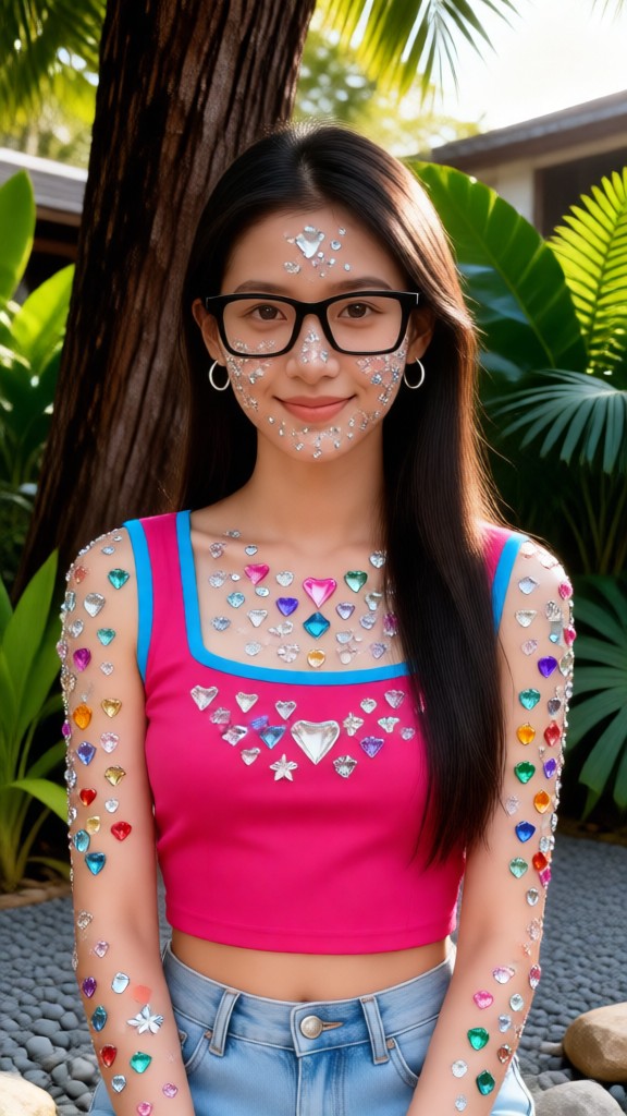 Versatile Gem-Inspired Contouring Makeup for Various Occasions image