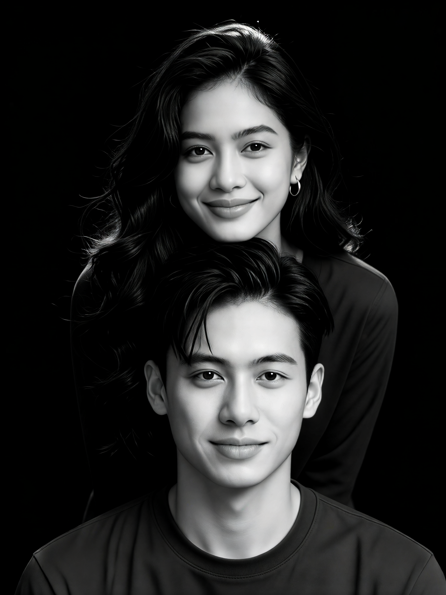 Black-and-White Couple 2 image