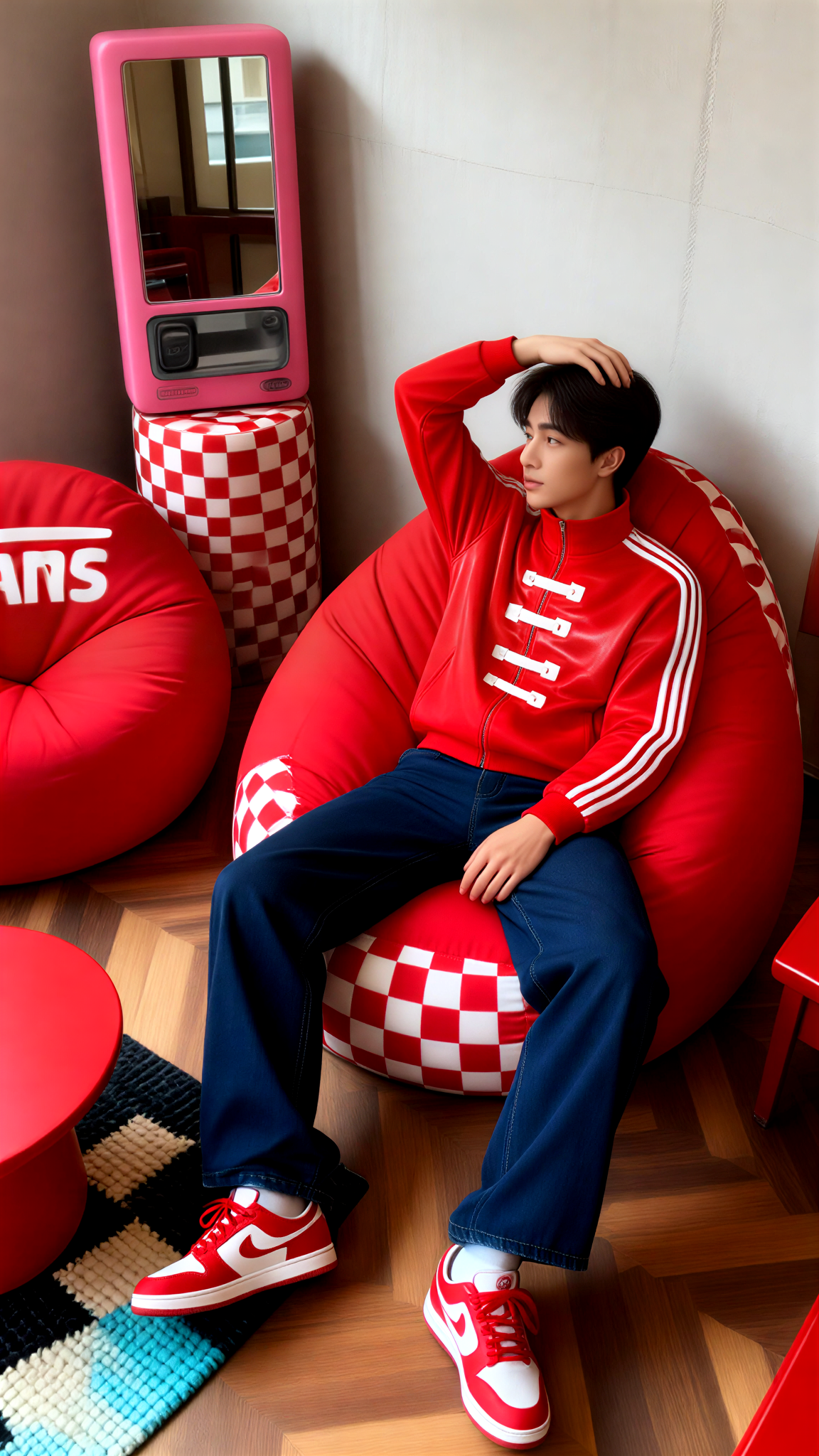 Red Adidas Outfit image