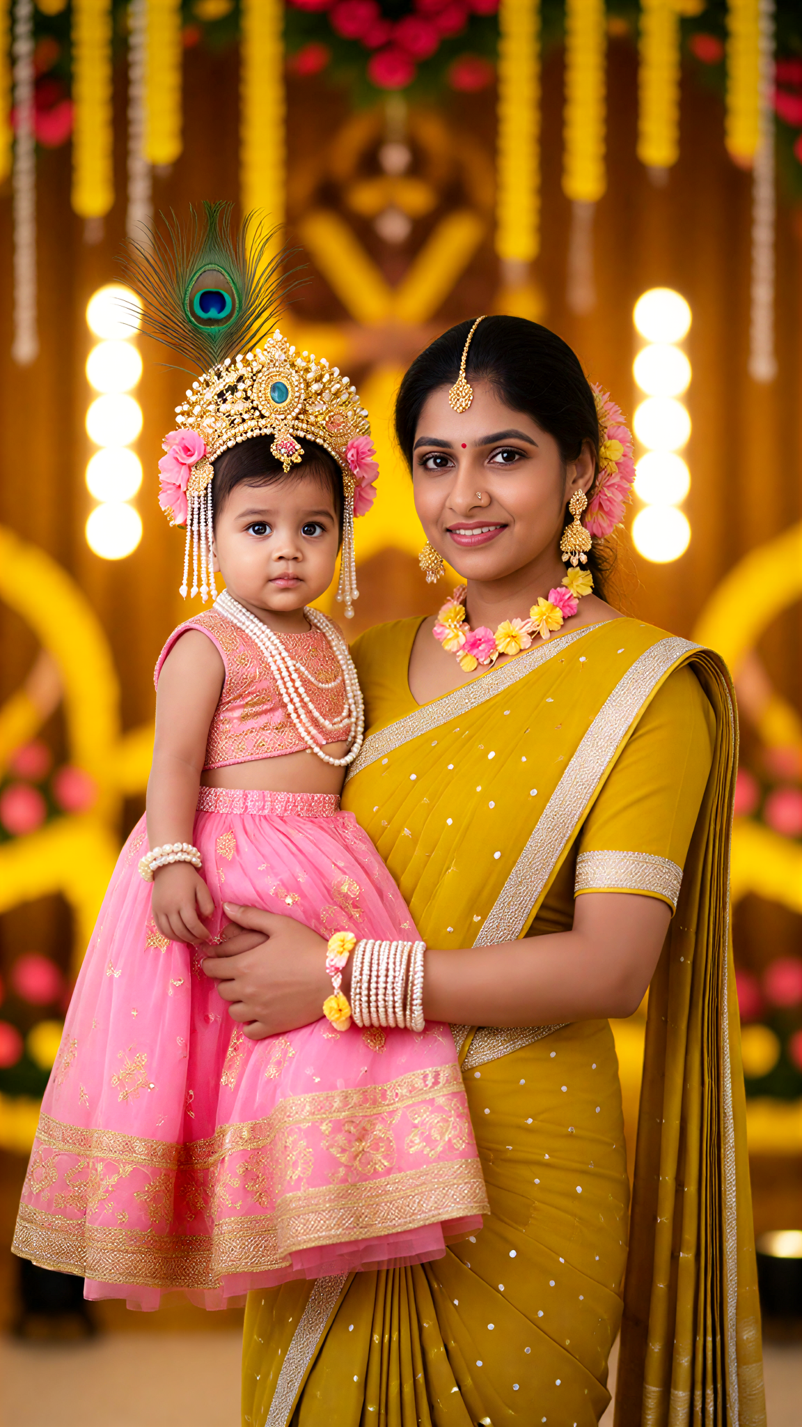 Mother and Child Traditional Attire image