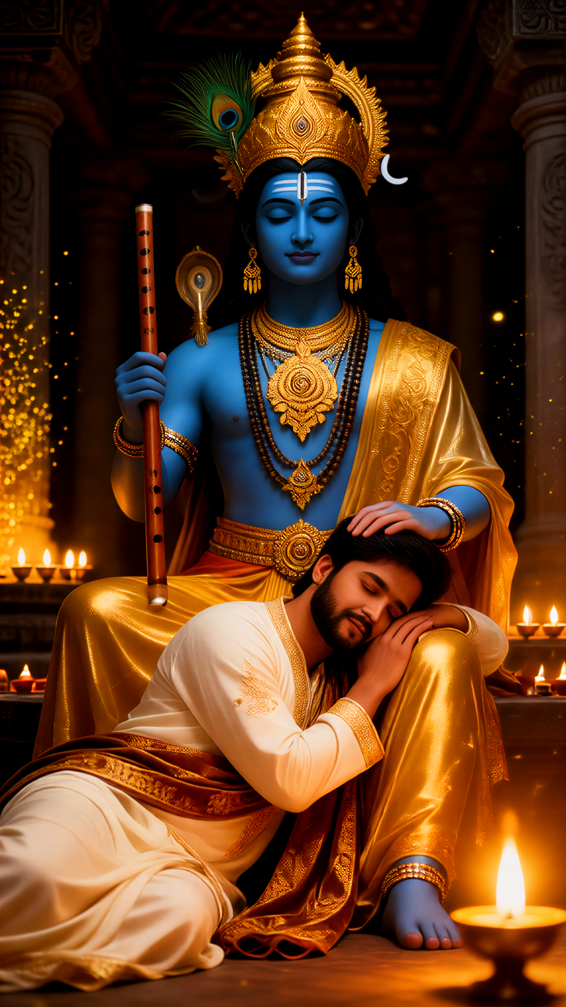 Blessings of Lord Krishna image