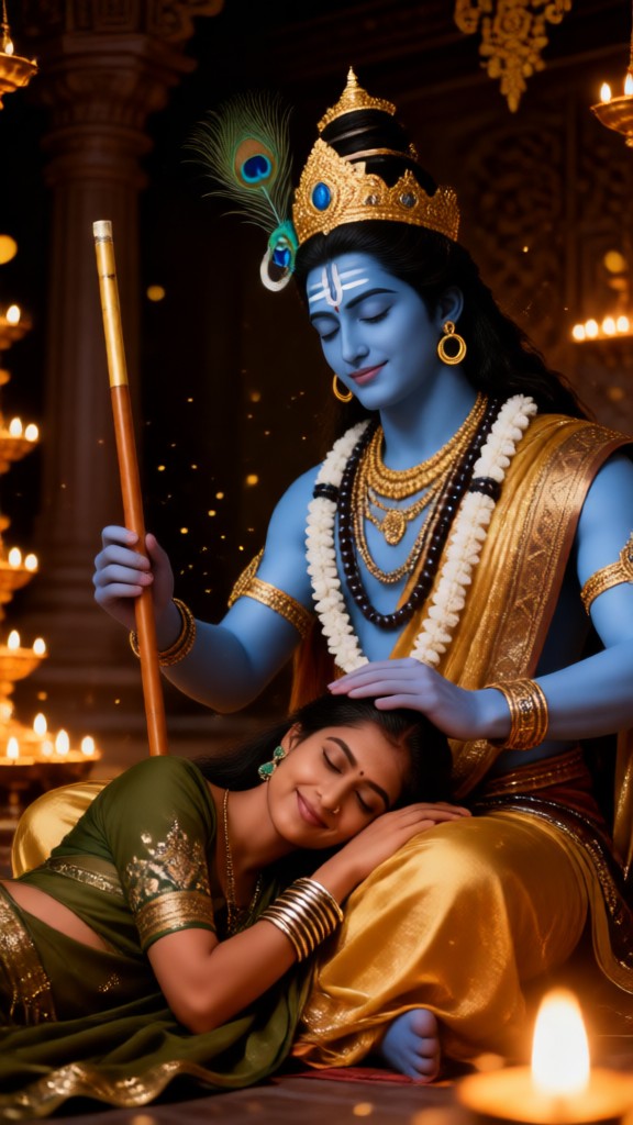 Blessings of Lord Krishna image