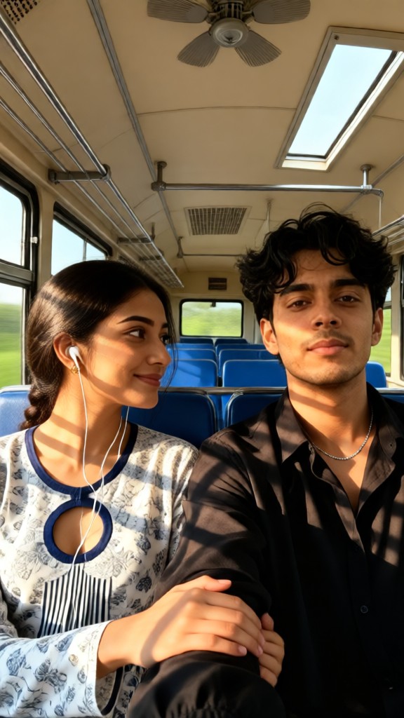 Love on the Bus with Headphones-02 image