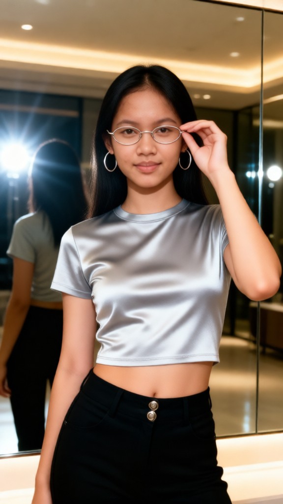Mirror background Flash image