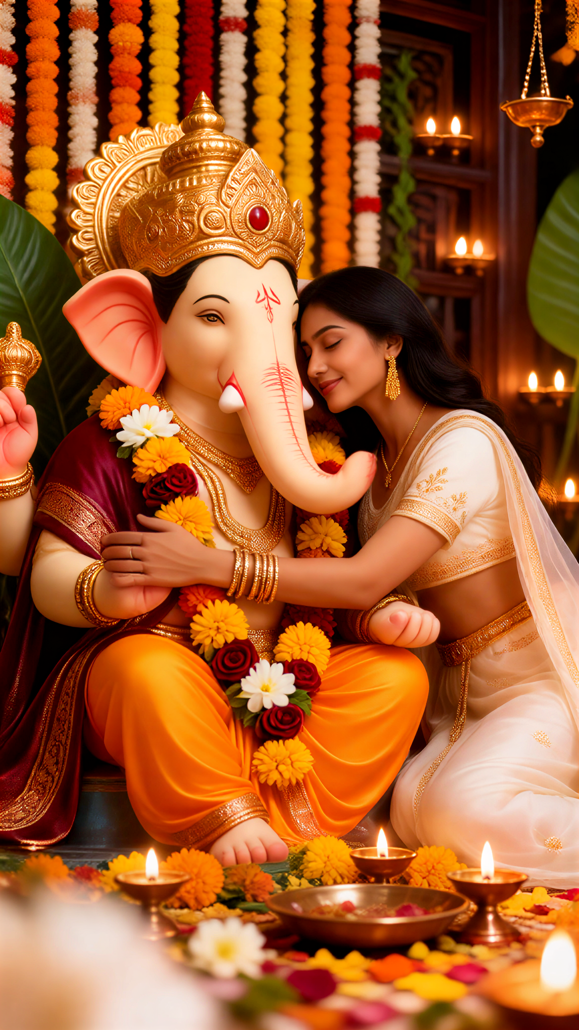 Hugging the Elephant-Headed God image