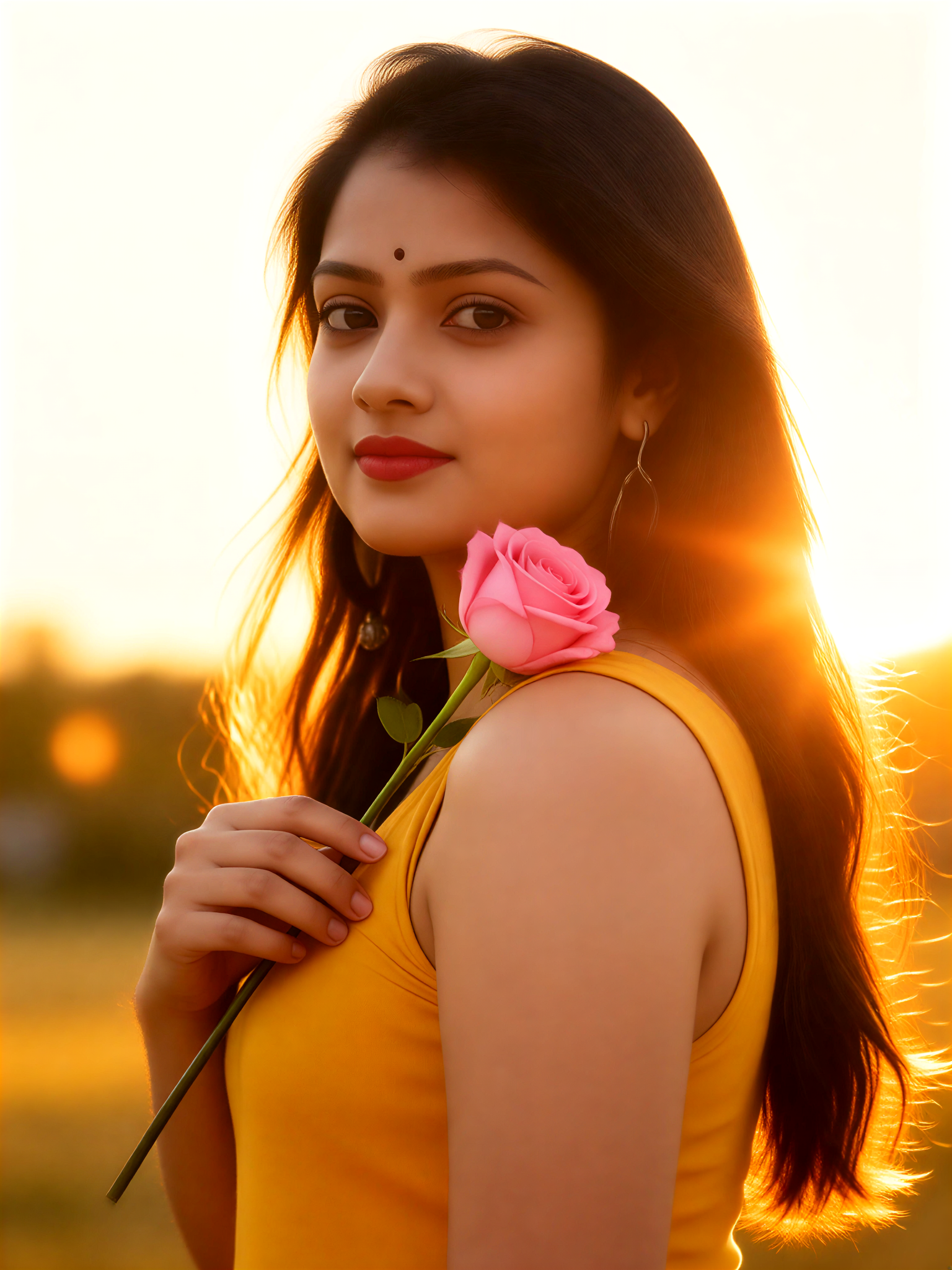 Warm Cinematic Portrait 11 image