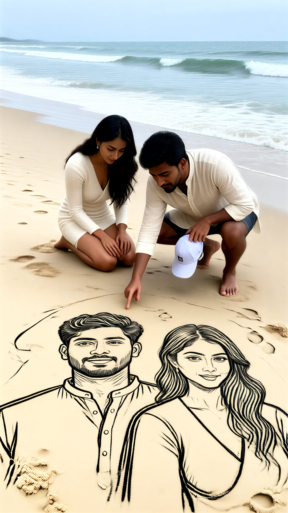 Portraits on the Beach image