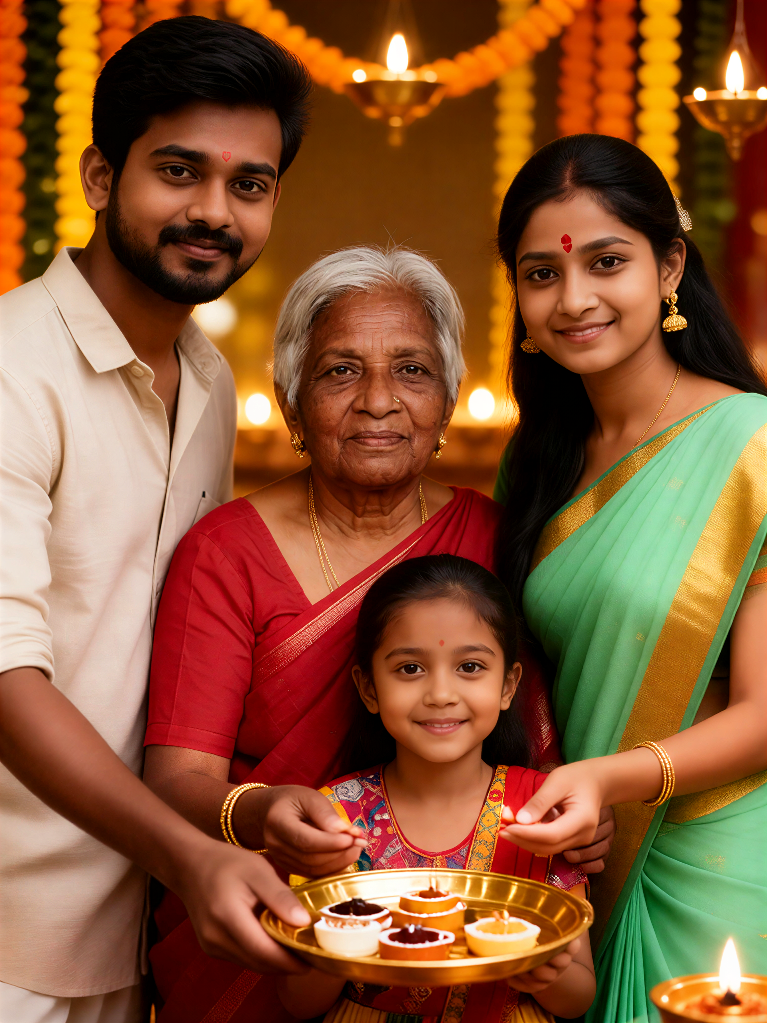 grandmother shares laddu image