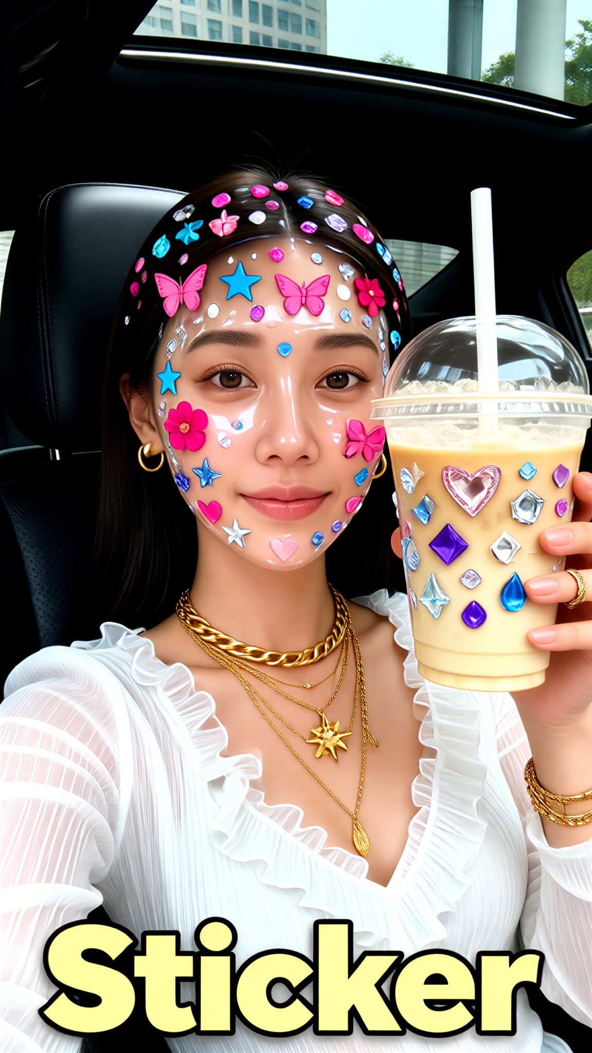 Vestido de strass estilo selfie image