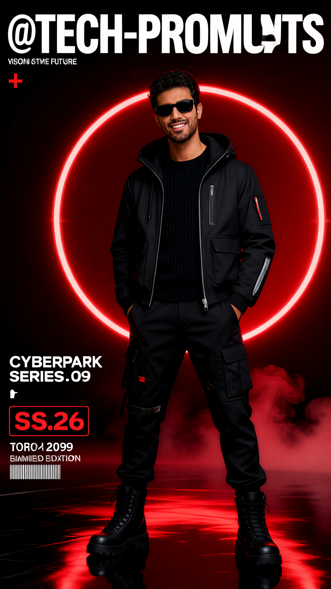 Red Ring Cyber Man Poster image