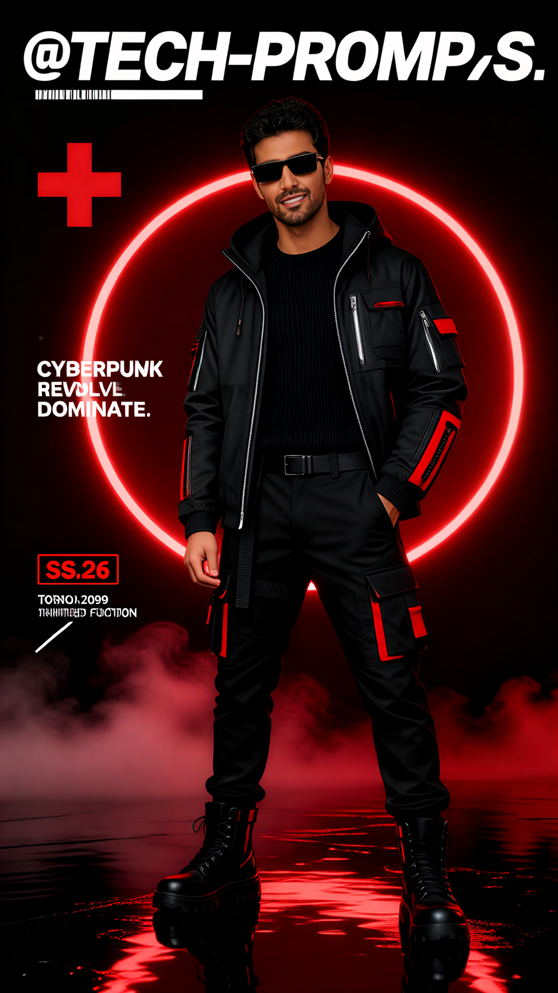 Red Ring Cyber Man Poster image