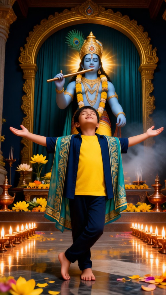 Baby And Krishna-04 image