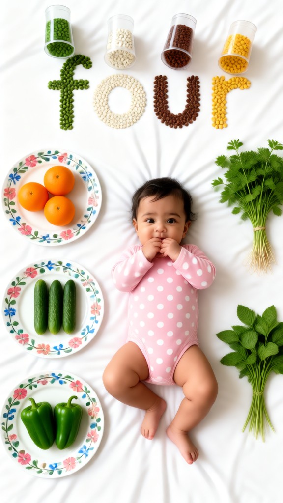 Baby Vegetable Photo Shoot image