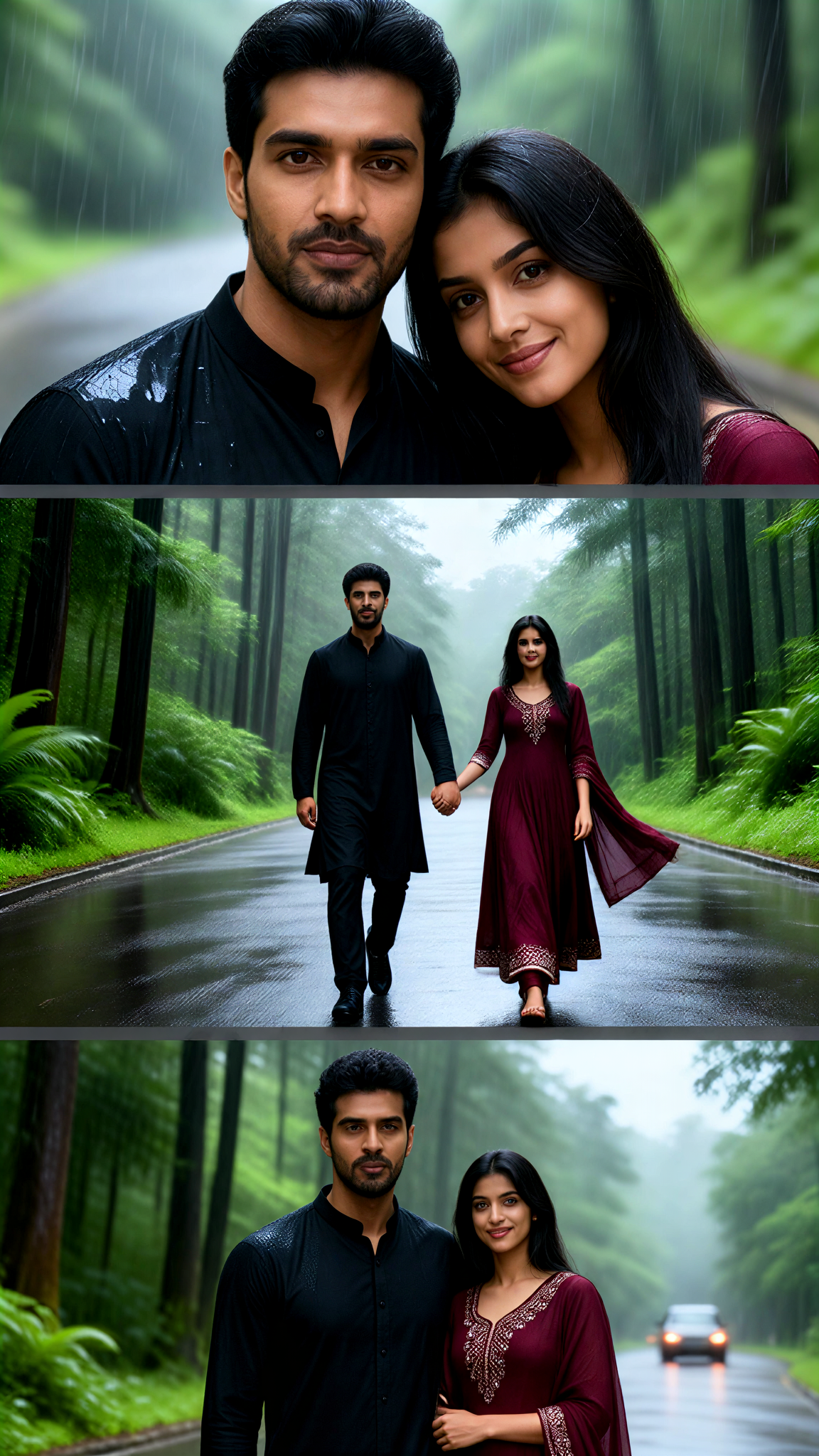 A Stroll in the Rain image