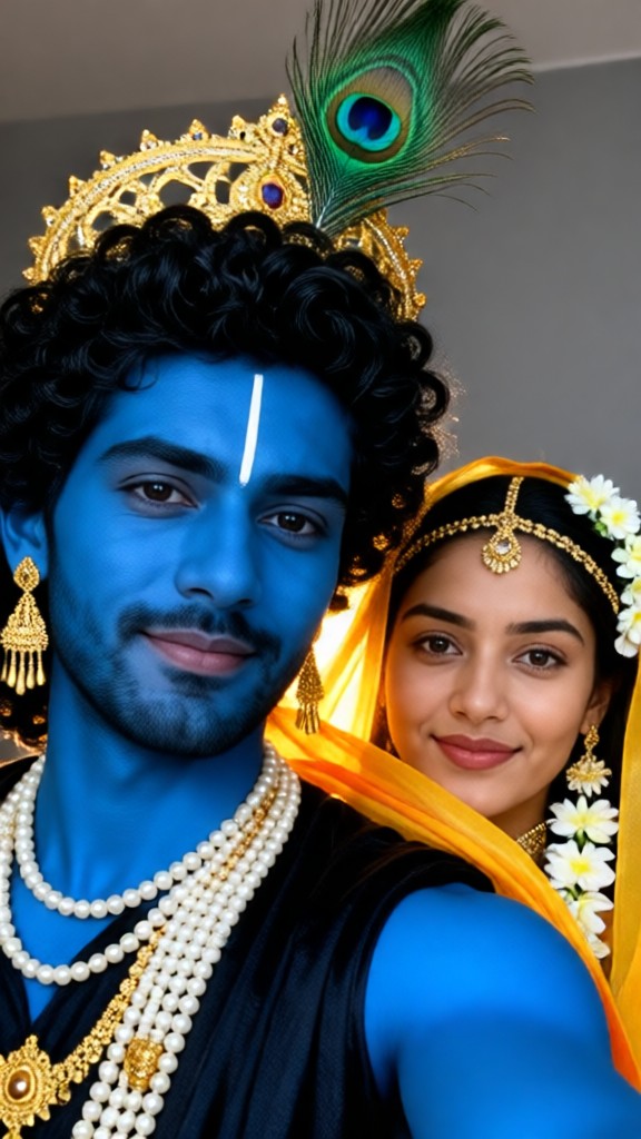 Krishna Couple image