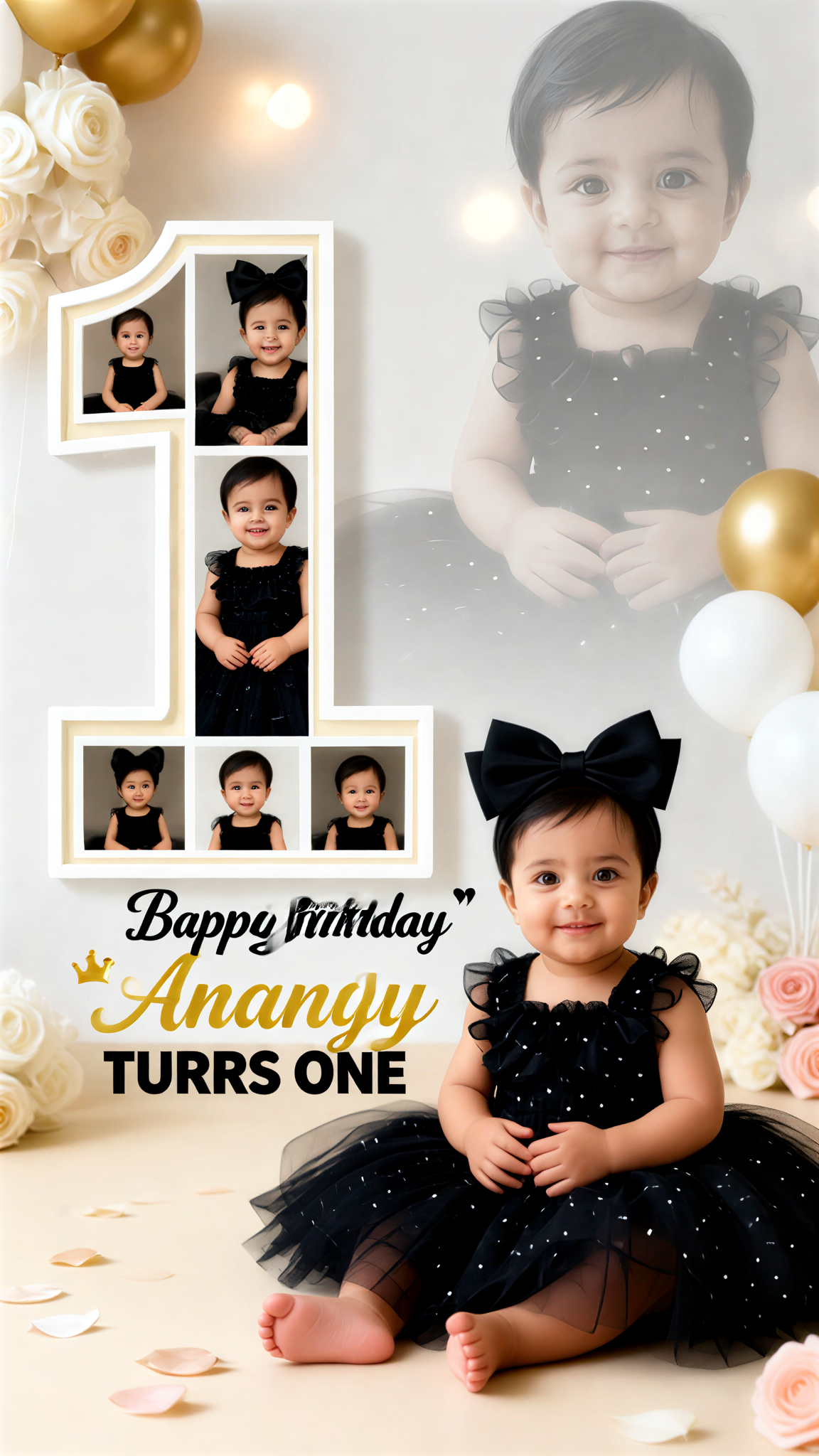 Fotos de cumpleaños de un bebé de 1 año image