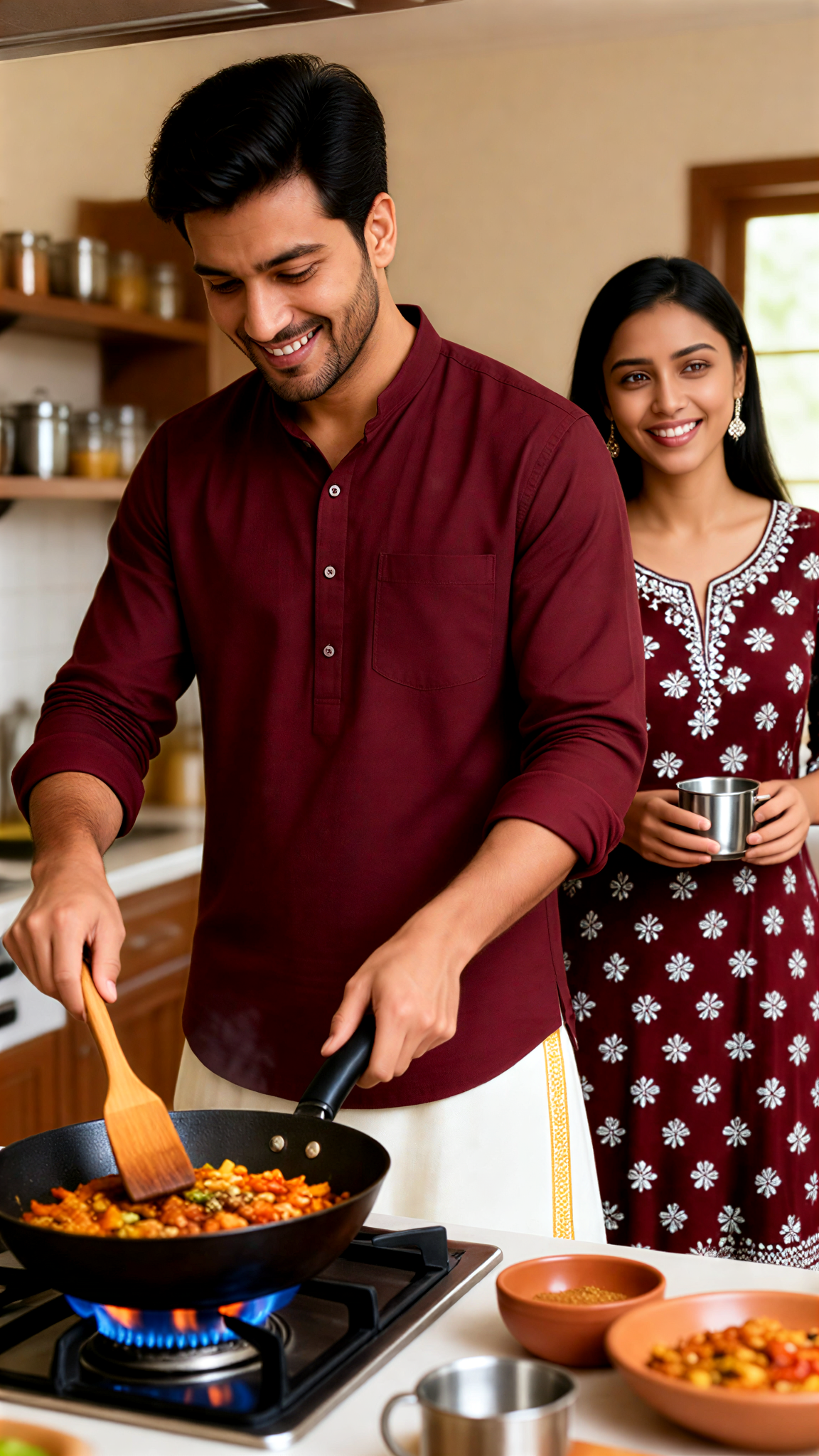 Portraits of Couples' Daily Life in the Kitchen image