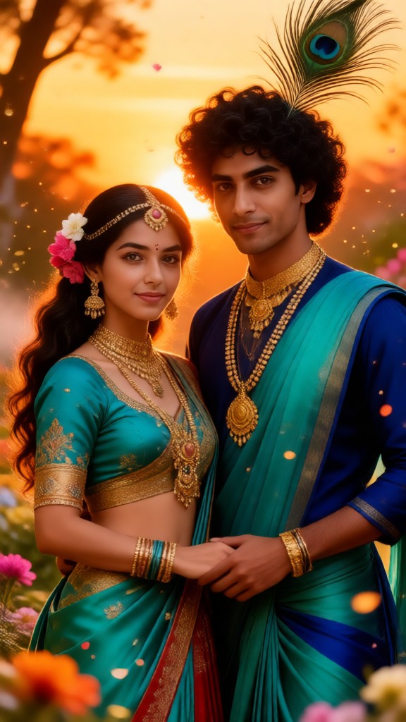 Krishna Costume -Sweet Couple image