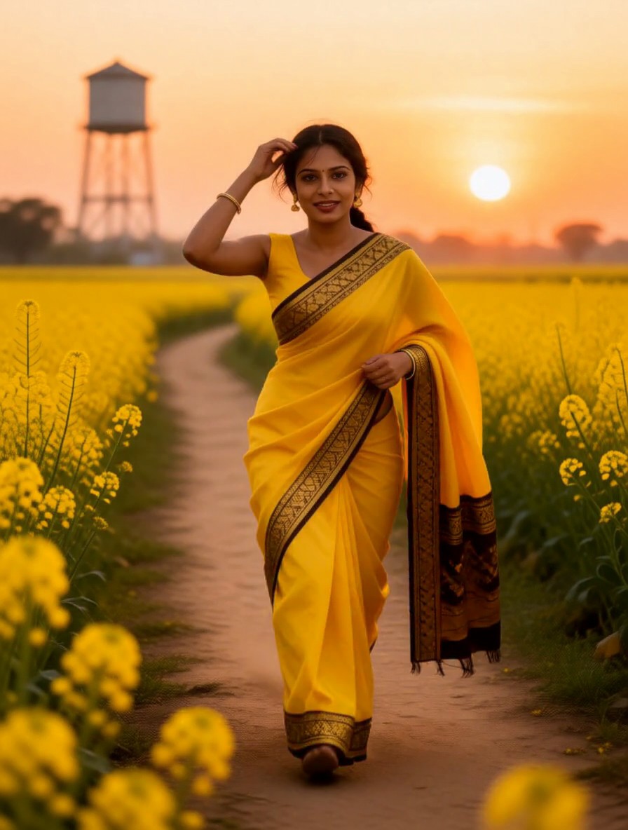 Golden Mustard Field Run image