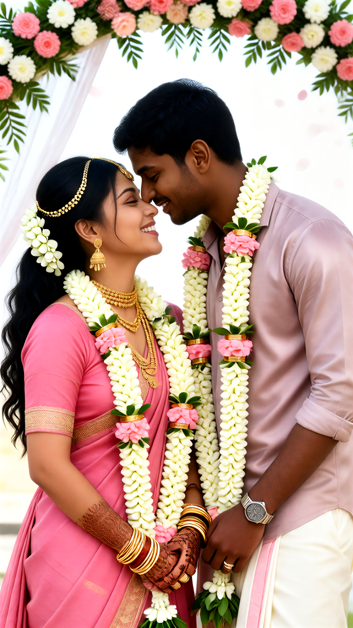 Photos from a Pink Wedding in India image