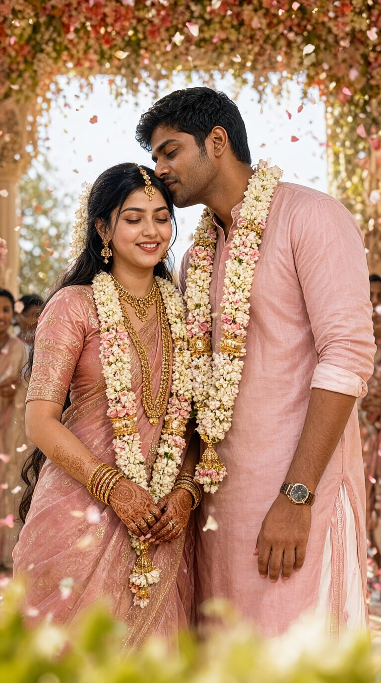 Photos from a Pink Wedding in India image