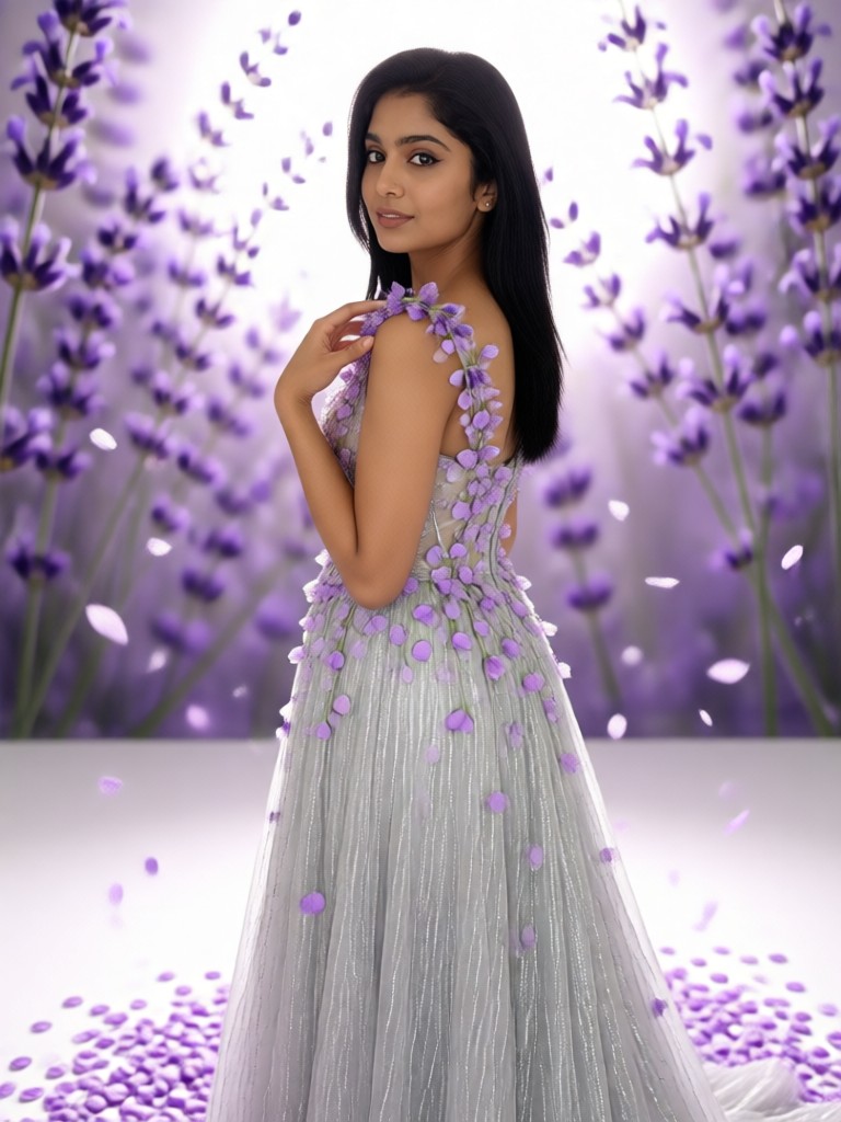 Lavender Petal Gown image
