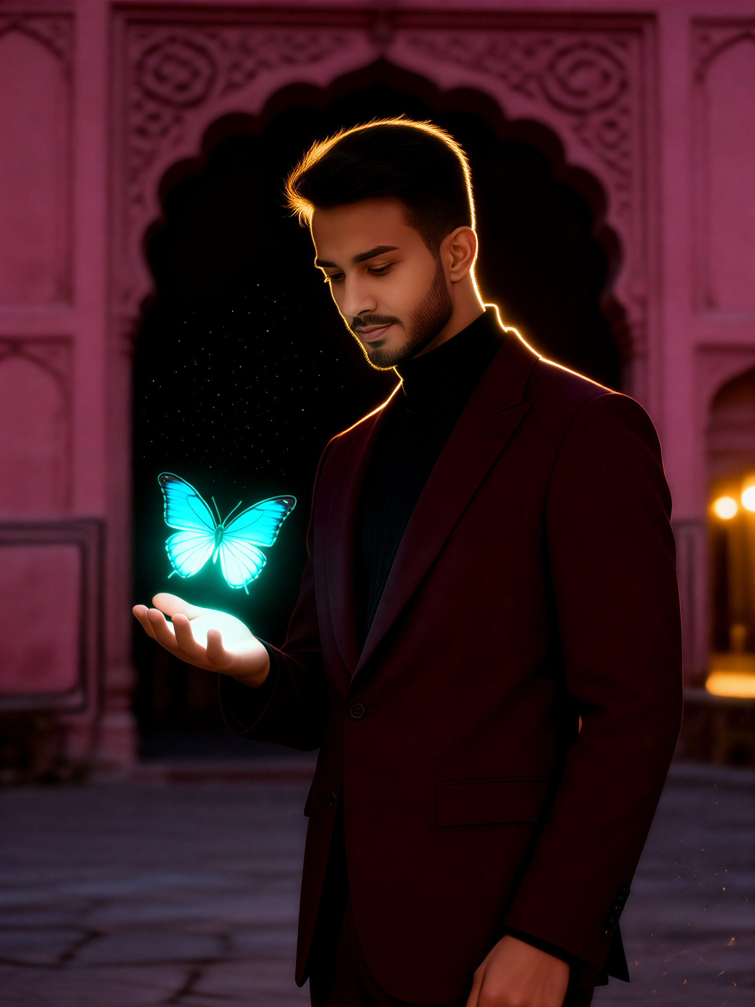 Jaipur Dark Courtyard Butterfly image