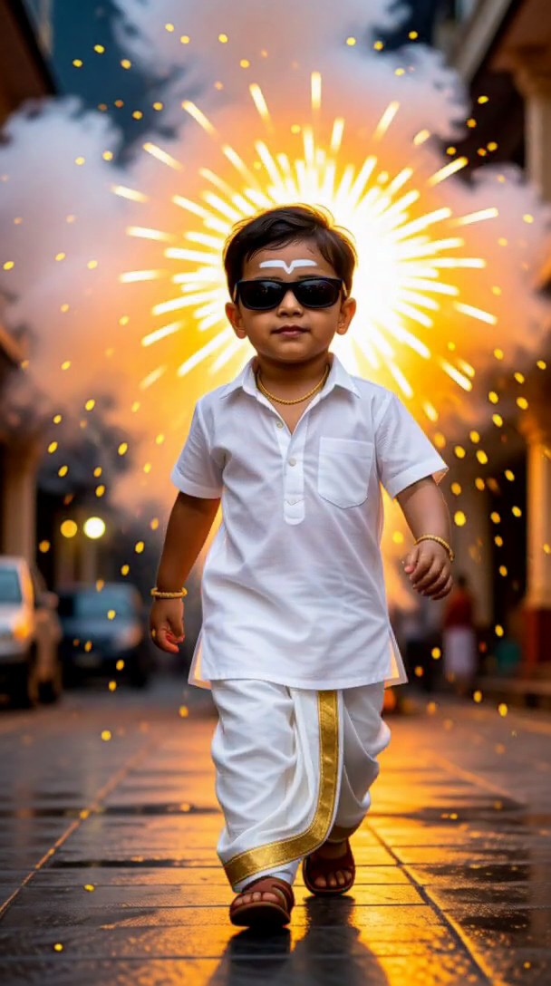 Video-Handsome Baby Walking image