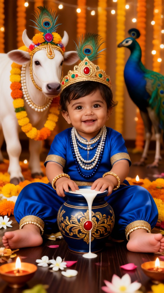 Little Krishna, the Childlike One image