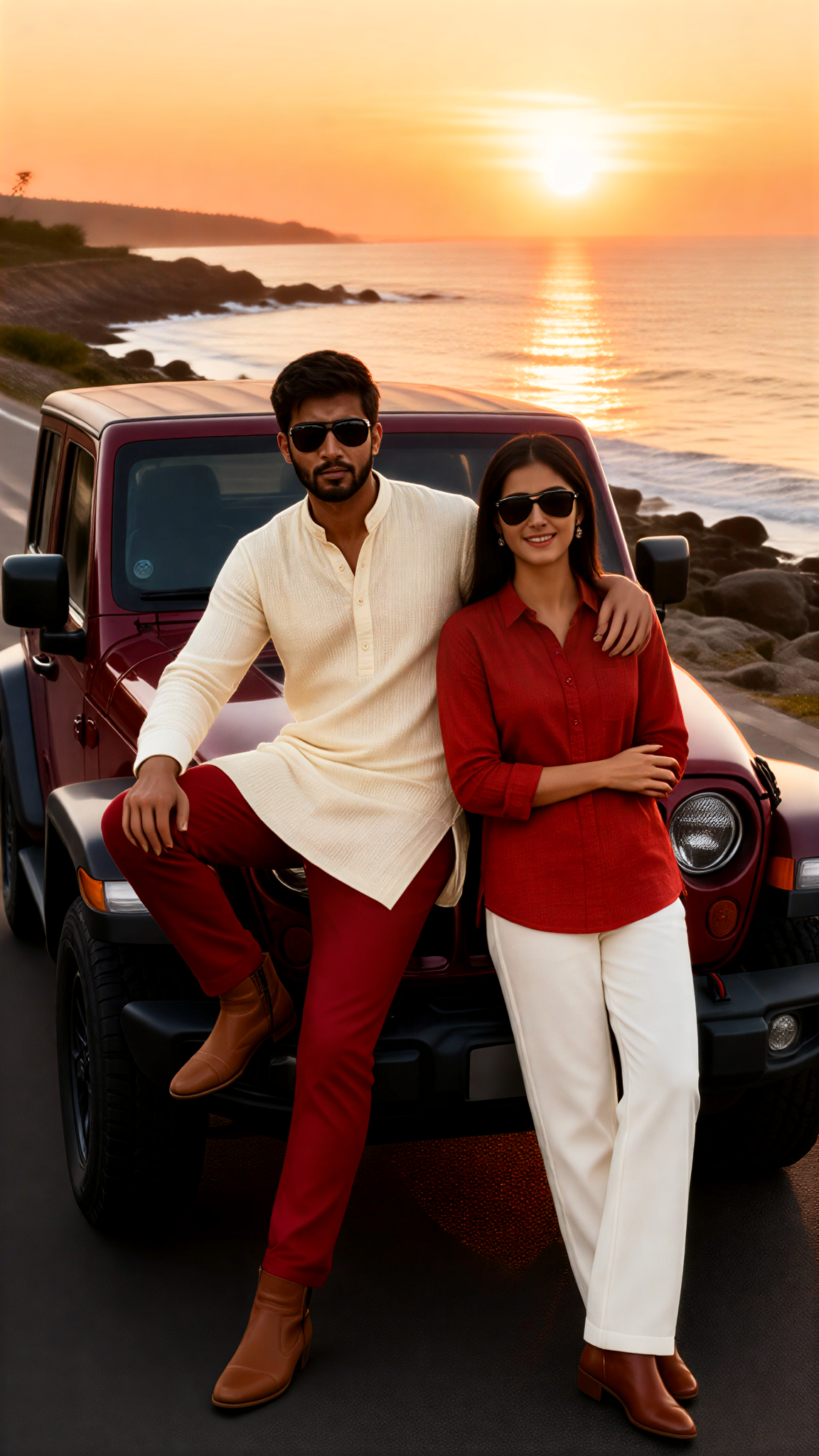 Sunset Hood Pair image
