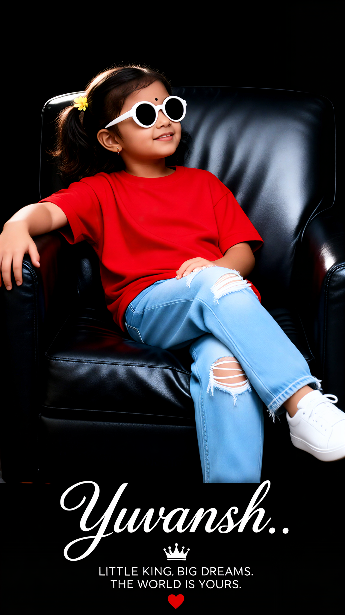 cool baby wearing sunglasses image