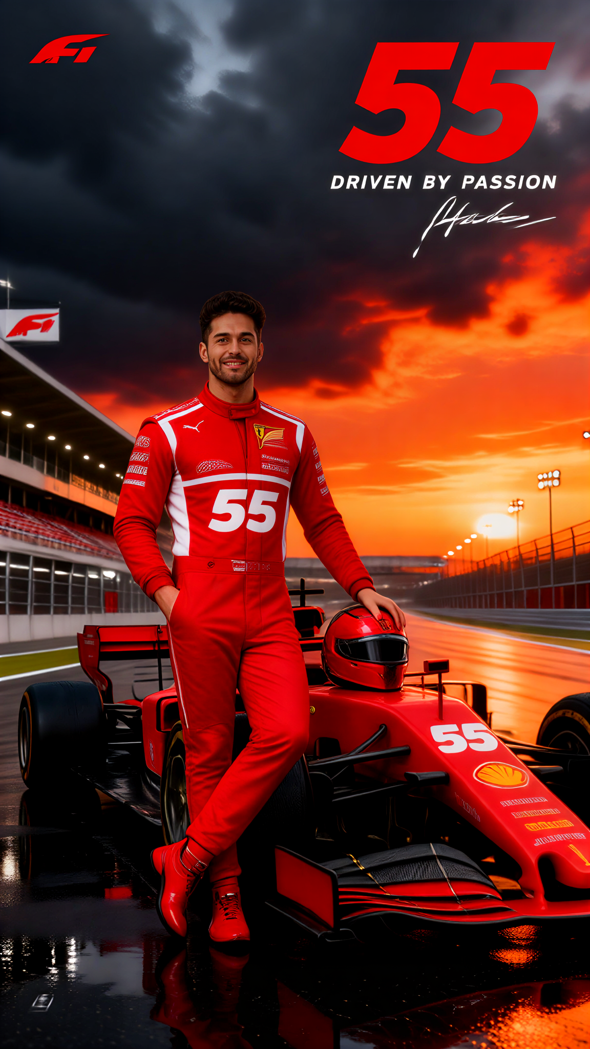 Auto racing poster image