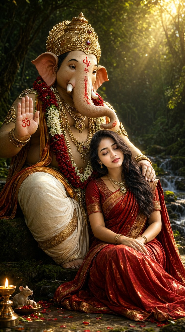 Woman—Protected by the Ganesha God image