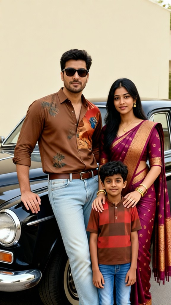 Family Portrait of Three image