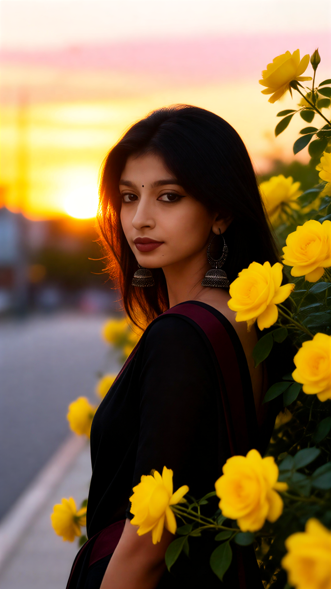 Yellow Rose Street Glow image