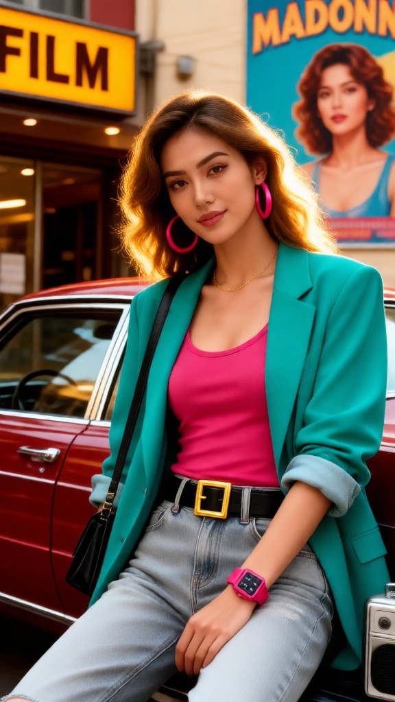 Retro American-style street photography image