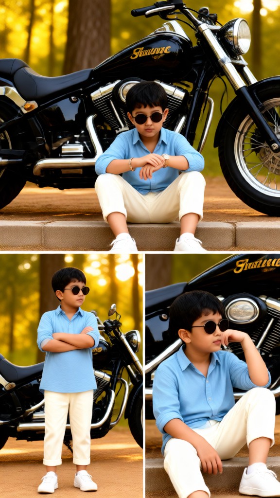 Cool Biker Boy image