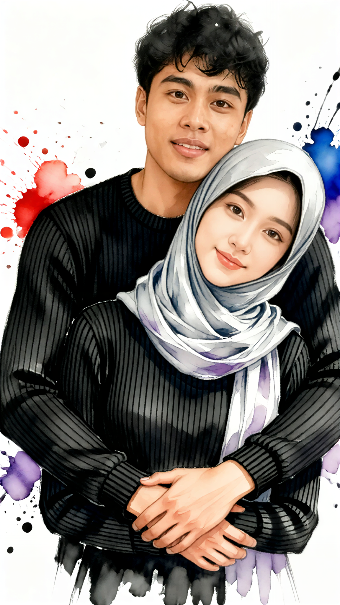 Watercolor Portraits image